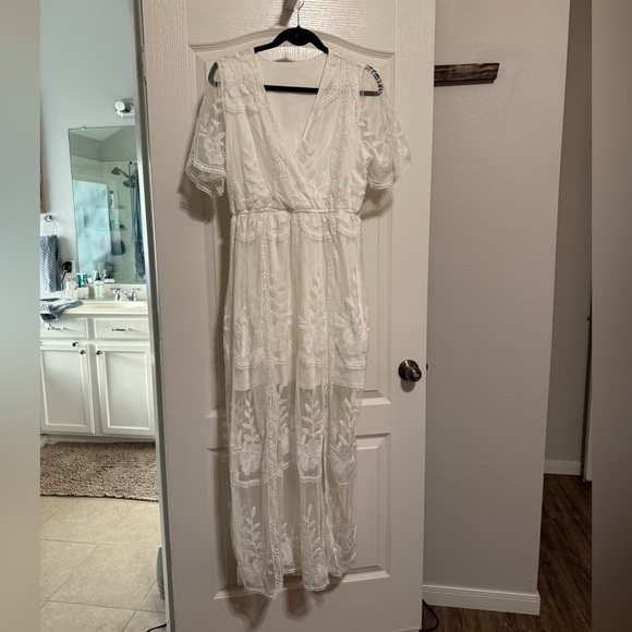 White Lace Dress - Picture 1 of 2